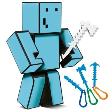 Imagem de Boneco Articulado Problems do jogo Mine Algazarra 25cm Craft