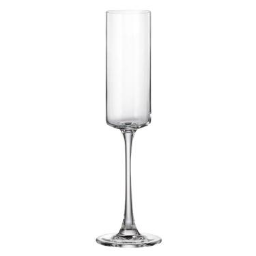 Imagem de Jogo De Taças Para Champanhe Em Cristal Kubitto Com 6 Peças 160ml Bohemia