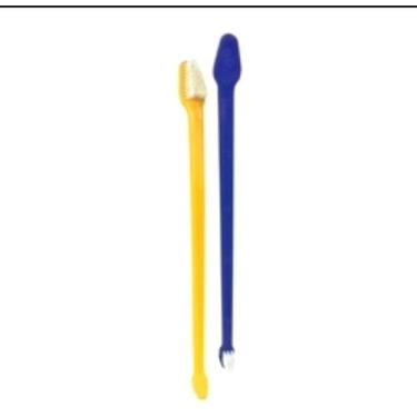 Imagem de Kit 2 Escova de Dente Higiene Bucal Caes e Gatos - NAPI