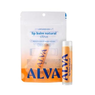 Imagem de Lip Balm Hidratante Labial Natural Sabor Citrus 4,25g Alva