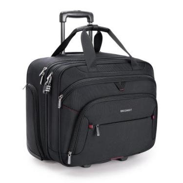 Imagem de Bolsa rolante para laptop BAGSMART Black para laptop de 17,3 polegadas