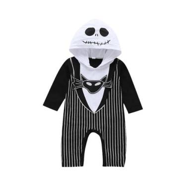 Imagem de Macacão Infantil De Algodão De Manga Comprida Para Meninos, Halloween,