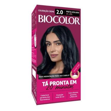 Imagem de Tinta de Cabelo Biocolor Creme Mini Kit 2.0 Preto Azulado Incrível
