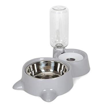 Imagem de Almofada de massagem para animais de estimação cão gato tigela fonte alimentador automático de água para alimentos dispensador de recipiente para cães gatos bebendo produtos para animais de estimação