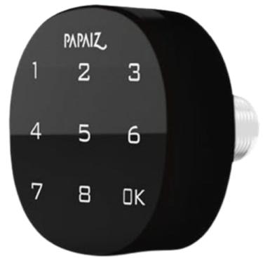 Imagem de Fechadura Digital Eletrônica M1602 Papaiz Senha Teclado 8 Dígitos