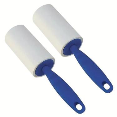 Imagem de 2 und. Rolo Adesivo Tira Pelos e Fiapos para Roupas, Sofás e Tecidos -