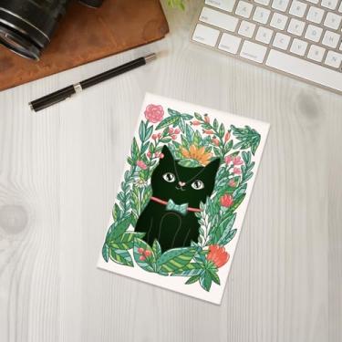 Imagem de Caderno de gato, caderno A5 para anotações de escritório, agenda de 21 x 14,7 cm, agenda de viagem, presentes para amantes de gatos-16
