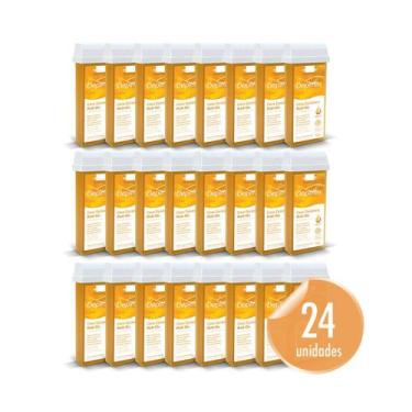 Imagem de Kit c/ 24un Depilflax Cera Roll On Natural 100g