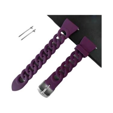 Imagem de Pulseira De 20mm Para Samsung Galaxy Watch 4/5 pro Active 2/3 Gear S3 