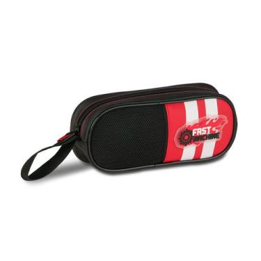 Imagem de Estojo Escolar Infantil Meninos Carros Estojo Fast Machine - Clio