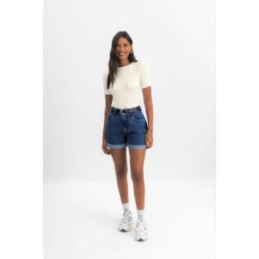 Imagem de Blusa Cropped Feminina Canelada Essendi-Feminino