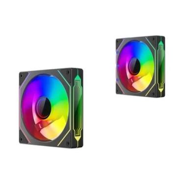 Imagem de Ventilador De Resfriamento ARGB PWM Silencioso De 120mm TEUCER LJ-4Pro