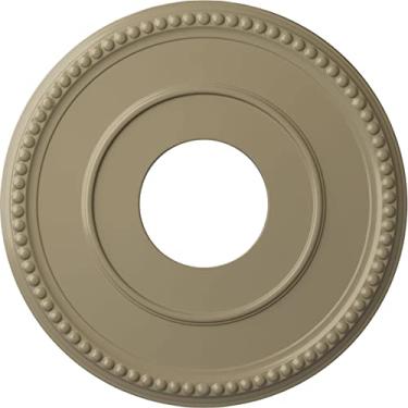 Imagem de Ekena Millwork CM12BRGDF Medalhão de teto Bradford de 32 1/2 "OD x 3 7/20.3 cm ID X 3/10.2 cm P serve para toldos de até 16 cm, deserto de Gobi