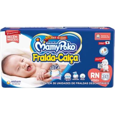 Imagem de Fralda Mamypoko Fralda Calça Premium Seca Tamanho Rn Com 36 Unidades
