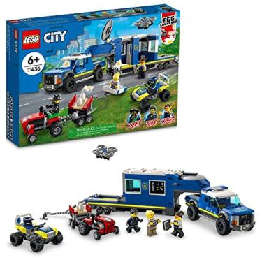 Imagem de LEGO City Police Mobile Command Truck 60315 Building Kit; Playset de Construção da Polícia de Brinquedos para Crianças de 6 anos ou mais (436 peças)
