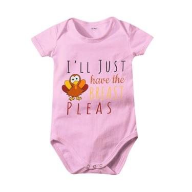 Imagem de Macacão infantil de verão para meninos e meninas, sem mangas, cor sólida, roupas confortáveis para uso doméstico com roupas infantis para, rosa, 3-6 Months