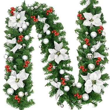 Imagem de Belas Guirlandas de outono para porta da frente, a bateria, guirlanda de natal criativa com luz led de 7,5 m/25 pés, guirlanda para decoração de lareira diverso