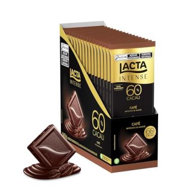 Imagem de Chocolate Lacta Intense Amargo 60% Cacau Café Caixa Com 17 Unidades De 85g