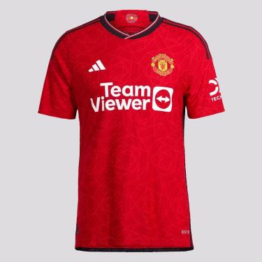 Imagem de Camisa Adidas Manchester United Home 2024 Jogador-Masculino