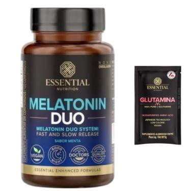 Imagem de Melatonina Duo - Essential Nutrition - 120 Comprimidos Sublingual - Sabor menta + Amostra