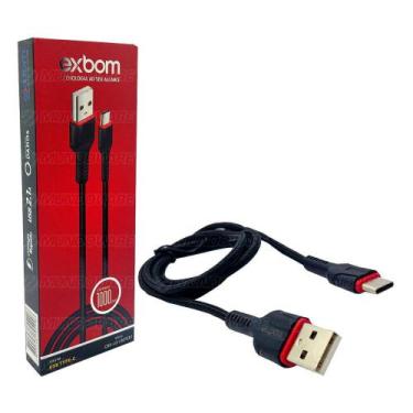 Imagem de Cabo de Dados e Carregamento USB Type-C Carrega Rápido USB 2.1A 1 Metr