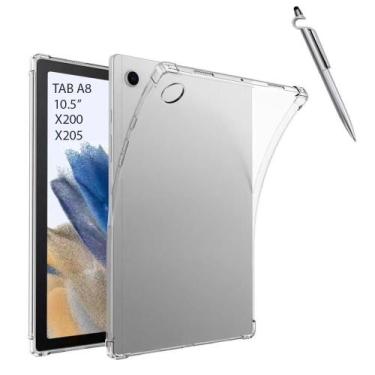 Imagem de Melhor Capa Silicone Para Tablet A8 X205 + Película +Caneta - Duda Sto