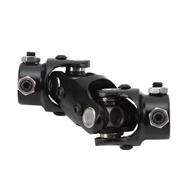 Imagem de Vomeko Acoplador de eixo de coluna de direção - 3/10.2 cm DD para 3/10.2 cm DD Junta dupla U com construção de aço cromado. Conector de coluna de direção universal