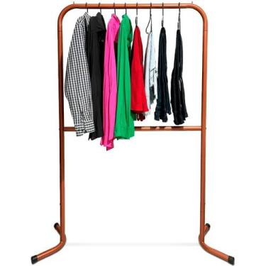 Imagem de Cabideiro Arara De Roupas Mancebo Niort Vertical P/ Loja Quarto - Genu