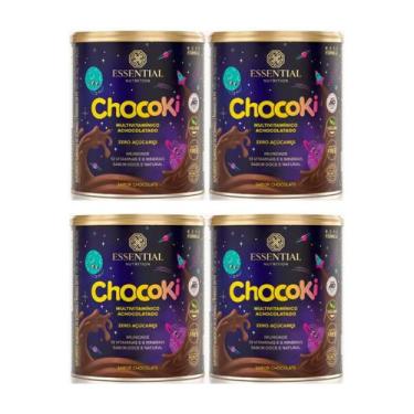 Imagem de ChocoKi 300g - Achocolatado Essential Nutrition - 4 unidades
