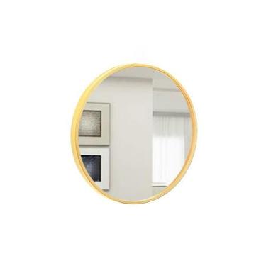 Imagem de Espelho Decorativo Round Externo Amarelo 40 cm Redondo  - E2G Design