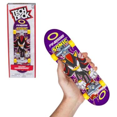 Imagem de SUNNY, Tech Deck, Skate de Mão, Sonic Finesse, Shadow - 12 cm