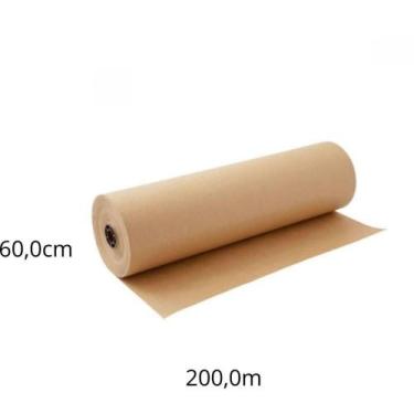 Imagem de Papel KRAFT Bobina 60CMX200M 80G Natural - SCRITY