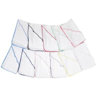 Imagem de Fralda Toalha Capuz Quad. 68x78 Com Croche Kit Com 6 Pçs - Dugu, Neutr