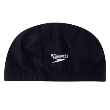 Imagem de Touca de Natação Speedo Helanca Xtrafit Infantil, Único, Preto