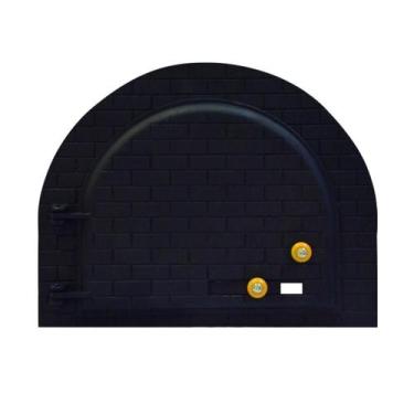 Imagem de Porta de Forno Americana Fogão a Lenha Pizza Iglu G 37x31cm - Metal Mi
