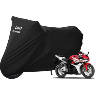 Imagem de Capa Para Moto Honda CBR 600 RR Alta Durabilidade De Luxo - Mz, Preta