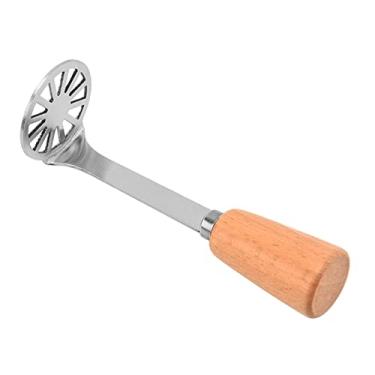 Imagem de Espremedor de Batatas, purê de Batatas Espremedor de Batatas Em Aço Inoxidável Com Alça Ergonômica Esmagador de Batatas Em Aço Inoxidável 304 para Abóbora, Abacate e Batatas Roxas