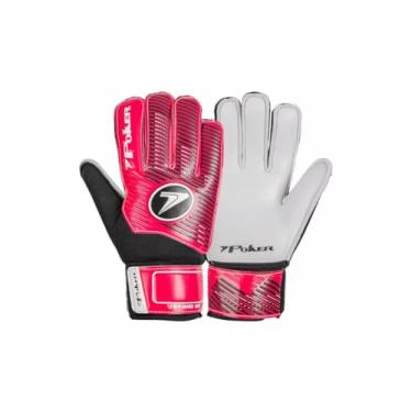 Imagem de Luva Goleiro Infantil Training Junior Poker Original (vermelho e preto, 5)