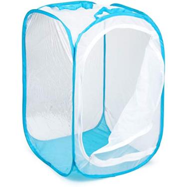 Imagem de RESTCLOUD Habitat de borboleta monarca grande de 91,44 cm, gaiola gigante dobrável de malha para terrário, 61,44 cm x 61,44 cm x 91,44 cm