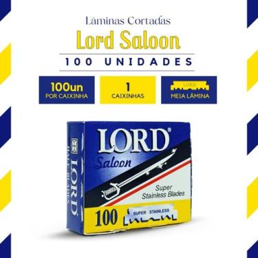 Imagem de 100 Laminas de Barbear para Navalhete Lord Saloon Cortada