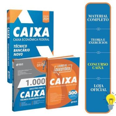 Imagem de KIT Concurso da CAIXA - Técnico Bancário - Apostila + Questões - Edito