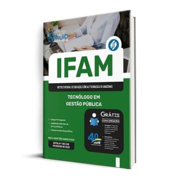 Imagem de Apostila IFAM  - Tecnólogo em Gestão Pública - Editora Solução