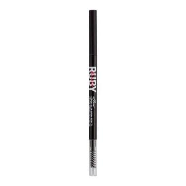 Imagem de Lápis de sobrancelha go brow ultrafino black brown ruby kisses rp01b