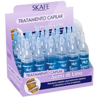 Imagem de Skafe Kit Ampolas Concentrada Semi Di Lino 10 Ml 24 Unidades