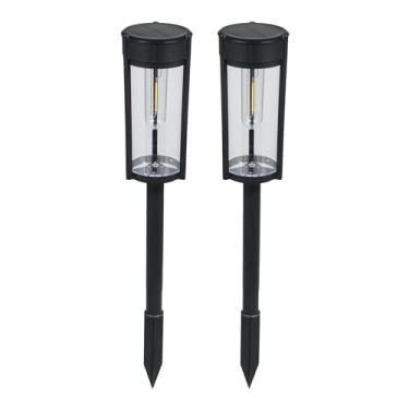 Imagem de Pacote com 2 unidades solares à prova d'água com lâmpada LED de filamento de tungstênio solar s para jardim externo para ligar/desligar movido a energia solar, jardim s para quintal terra garagem