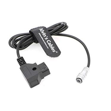 Imagem de Cabo de alimentação de torneira para BMPCC 4K para D da Alvin's Cables para câmera de cinema Blackmagic com bolso de montagem em V em ouro 4K Weipu 2 pinos fêmea para P, 39 inches