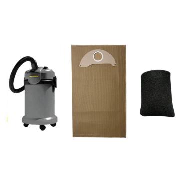 Imagem de Saco Reutilizável Aspirador Karcher Nt 20/1 + Filtro Motor