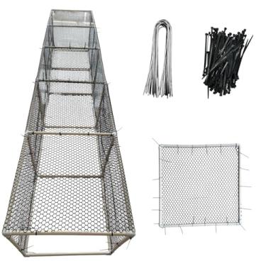 Imagem de Hryan Túneis de galinha para quintal e exterior, pista de galinheiro portátil para nível do solo, pequenos túneis móveis para galinhas