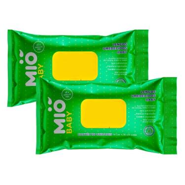 Imagem de Kit 2 Lenço Umedecido Mió Baby com 96 Unidades