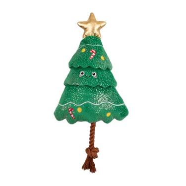 Imagem de Fringe Brinquedo para animais de estimação FIR Real Fun Ahead árvore de Natal brinquedo de pelúcia para cães com corda, coleção PetShop (314630)